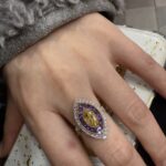 1ct Marquise （fancy） Diamond Ring , 18K Gold