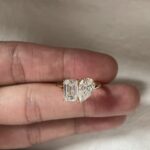 2.00ct Two-Stone Lab-Grown Diamond Ring:  D Color, VVS1 Clarity in 18K Yellow Gold