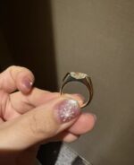 Stunning Marquise-Cut Bezel Ring | 18K Gold Lab Grown Diamond - 图片 3