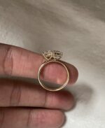 2.00ct Two-Stone Lab-Grown Diamond Ring:  D Color, VVS1 Clarity in 18K Yellow Gold - 图片 3