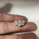 6.50-Carat Three-Stone Oval Lab-Grown Diamond Ring: E Color, VVS1 Clarity in 18K Yellow Gold